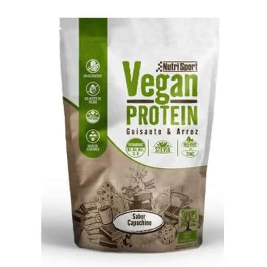 Nutrisport Vegan Protein Cappuchino Bag 468Gr