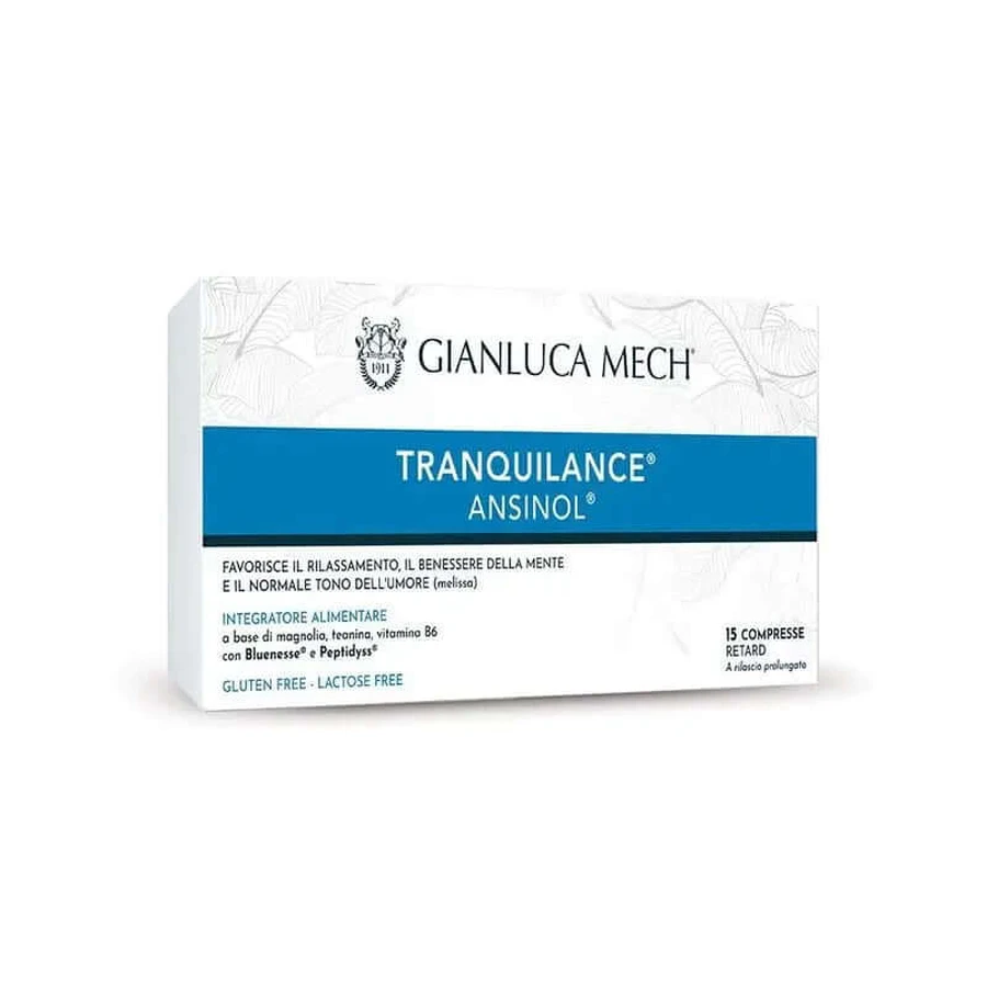 Gianluca Tranquilance Ansinol Absorption Retard , 15 tabletek: ceny i cechy