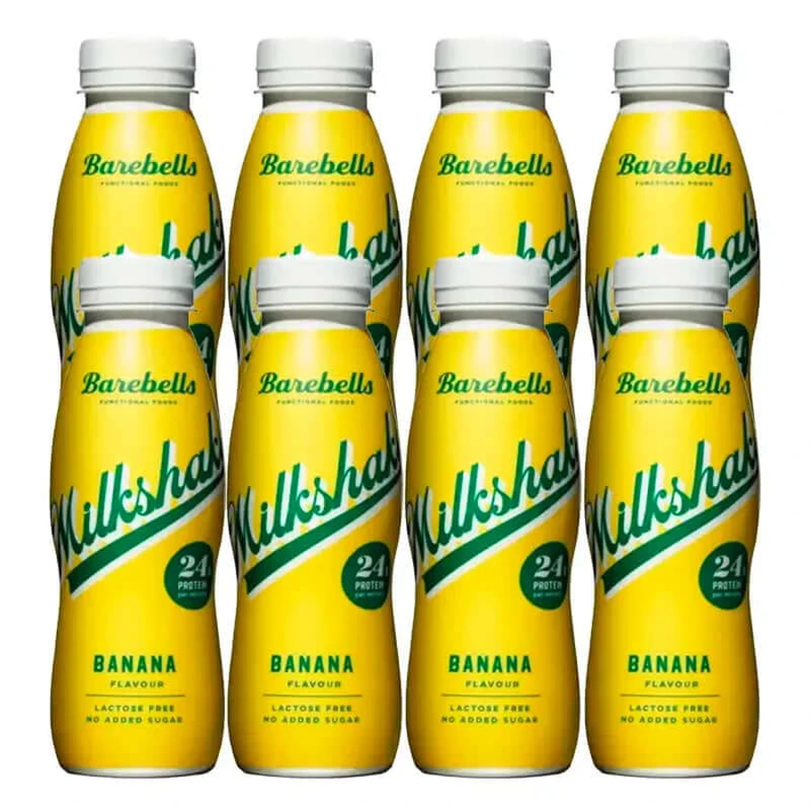 Barebells Milkshake Banana, Confezione 8 x 330 ml