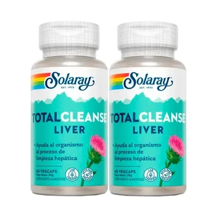 Solaray Total Cleanse Leverpakking 2 x 60 Capsules