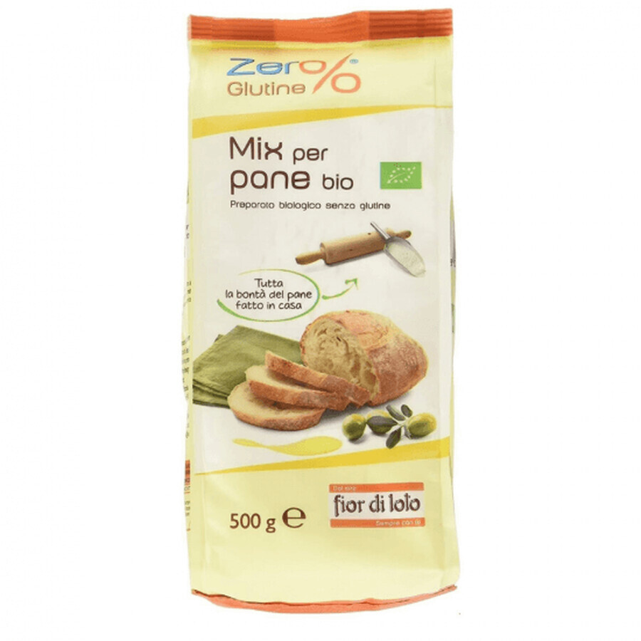 Mélange de pain sans gluten, 500 g, Fior di Loto