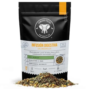 Edward Fields Tea Digestive Infusion With Organic Chamomile Bulk 25 Cups Tea Tea No Theine , 40 grammes