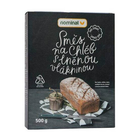 Glutenfreie Brotmischung mit Flachsfasern, 500 g, Nominal