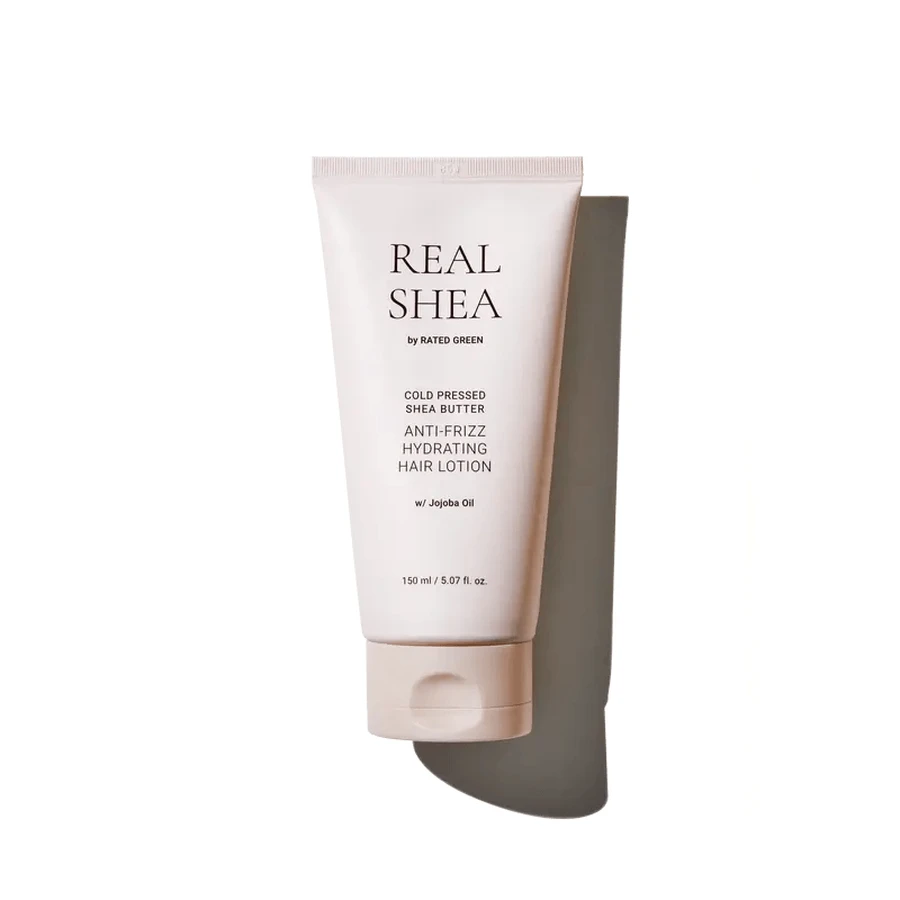 Loțiune hidratantă pentru păr anti-frizz cu shea, 150 ml