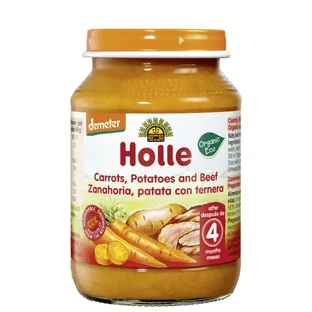 Holle Tarrito Zanahoria, Patata Con Ternera Ecológico, 190 Gramos