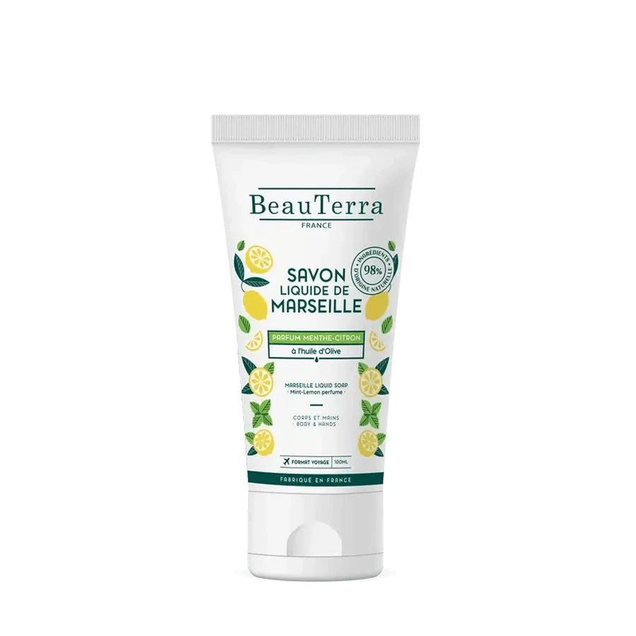Beauterra Body Hygiene Mydło Marsylskie Mięta-Cytryna 100 ml: ceny i cechy