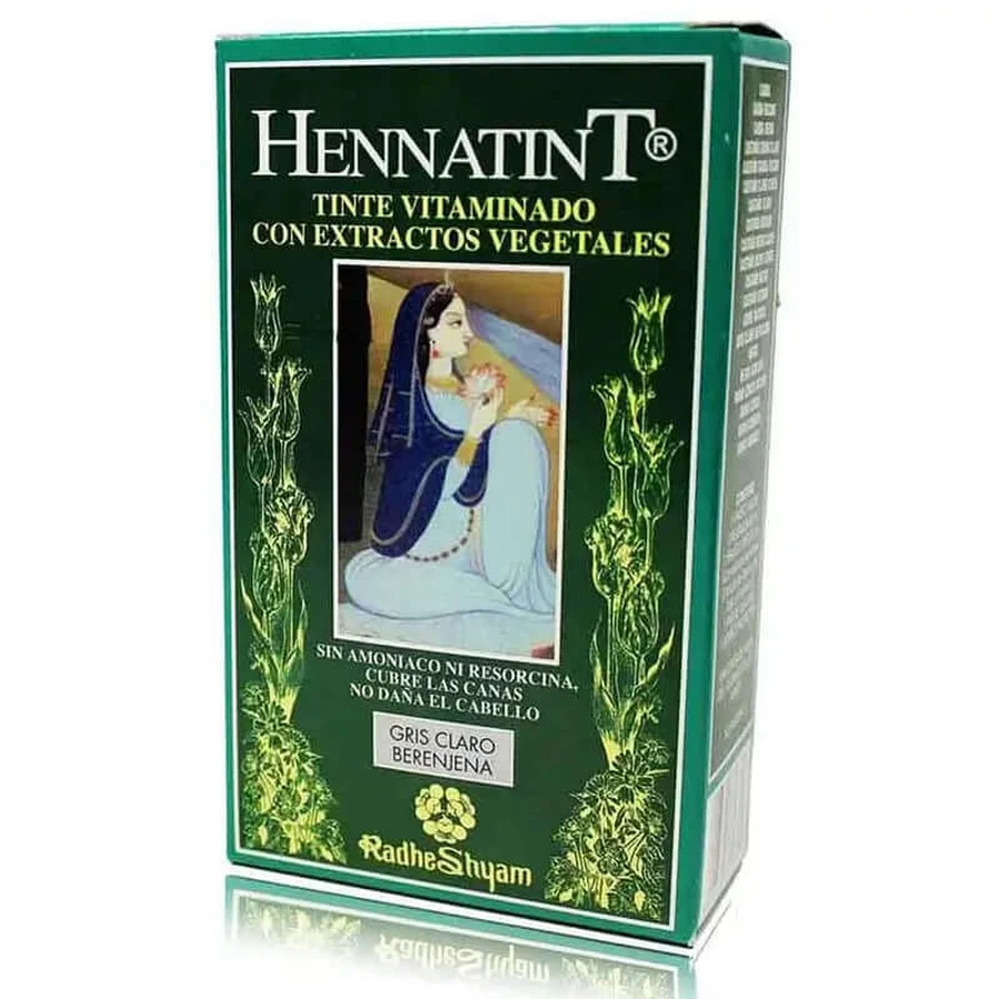 Radhe Shyam Hennatint Lichtgrijs Aubergine , 60 ml