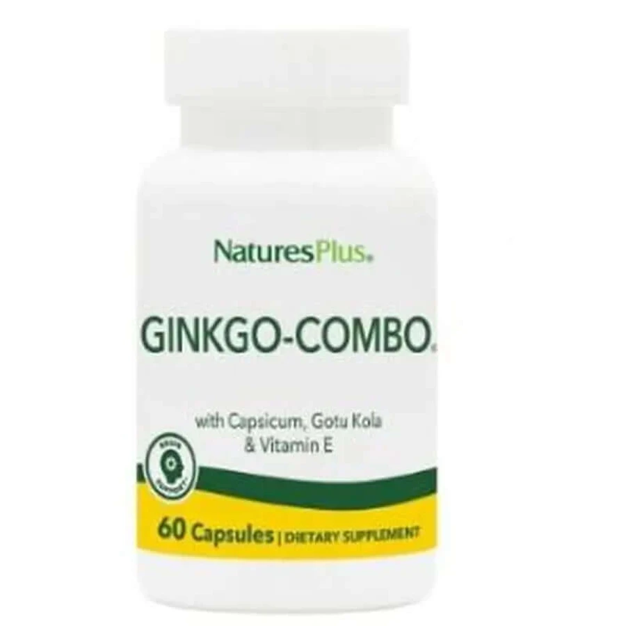 Natures Plus Ginkgo-Kombo, 60 Kapseln