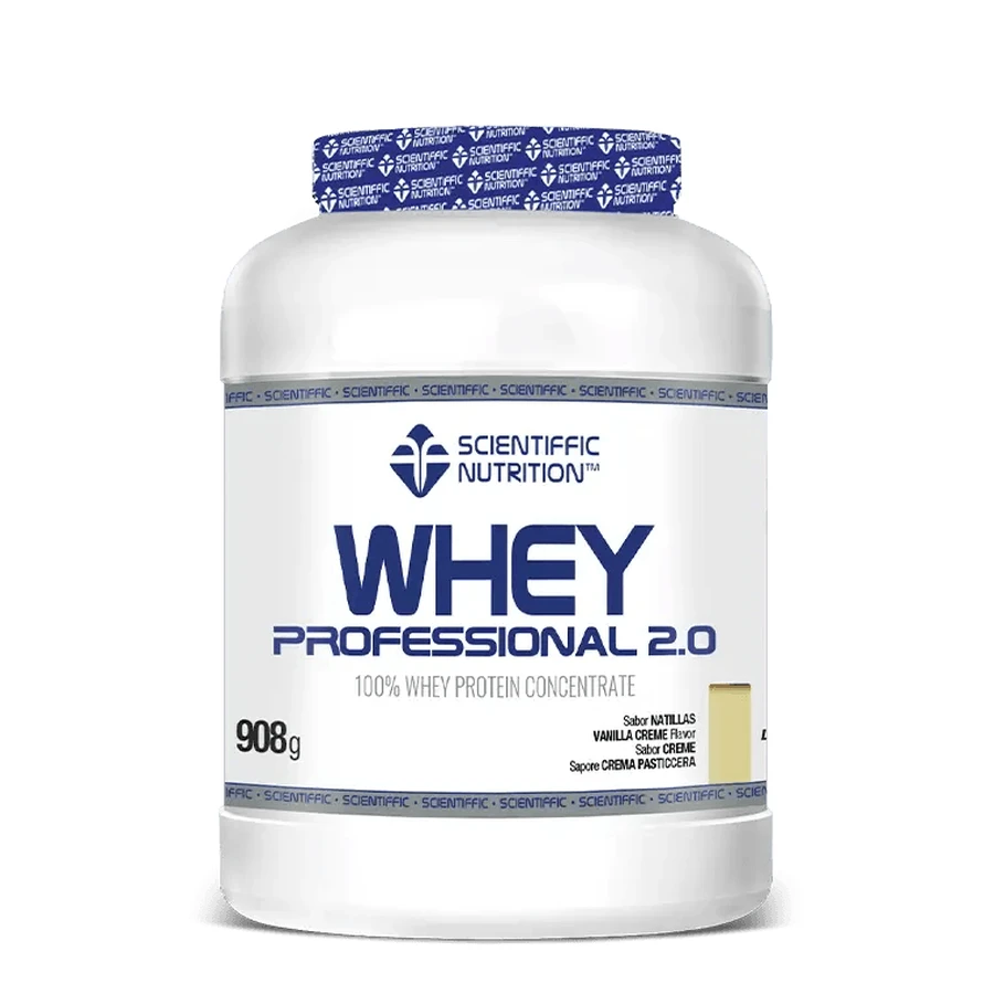 Scientiffic Nutrition Whey Professional 2.0 Natilla-Vainilla, 908 g