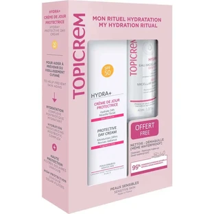 Topicrem Pack Hydra Dagcrème Spf50 40, Ml + Zacht Micellair Water 40, Ml
