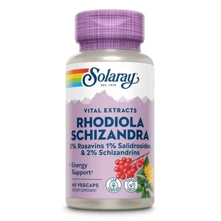 Solaray Schizandra & Rhodiola , 60 capsules van 500 mg