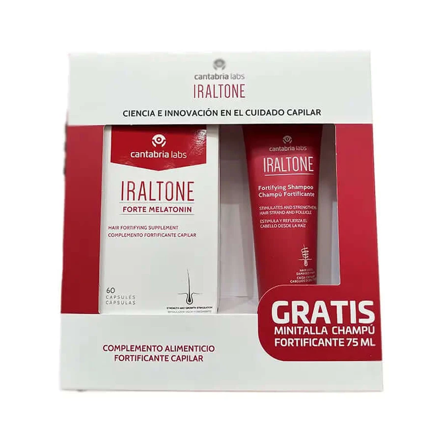 Iraltone Pack Forte, 60 Kapseln + Shampoo, 75 ml