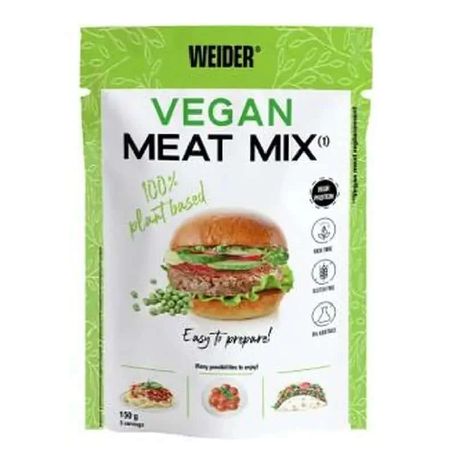 Weider Vegan Meat Mix 150Gr.** Weider Vegan Meat Mix 150Gr.** Weider Vegan Meat Mix 150Gr.