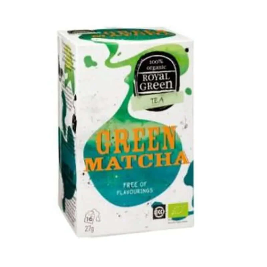 Royal Green Tea Green Matcha 16 naparów. Bio**: ceny i cechy