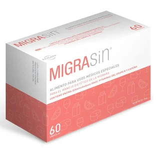 Migrasin cu granule gastro-rezistente 60 capsule