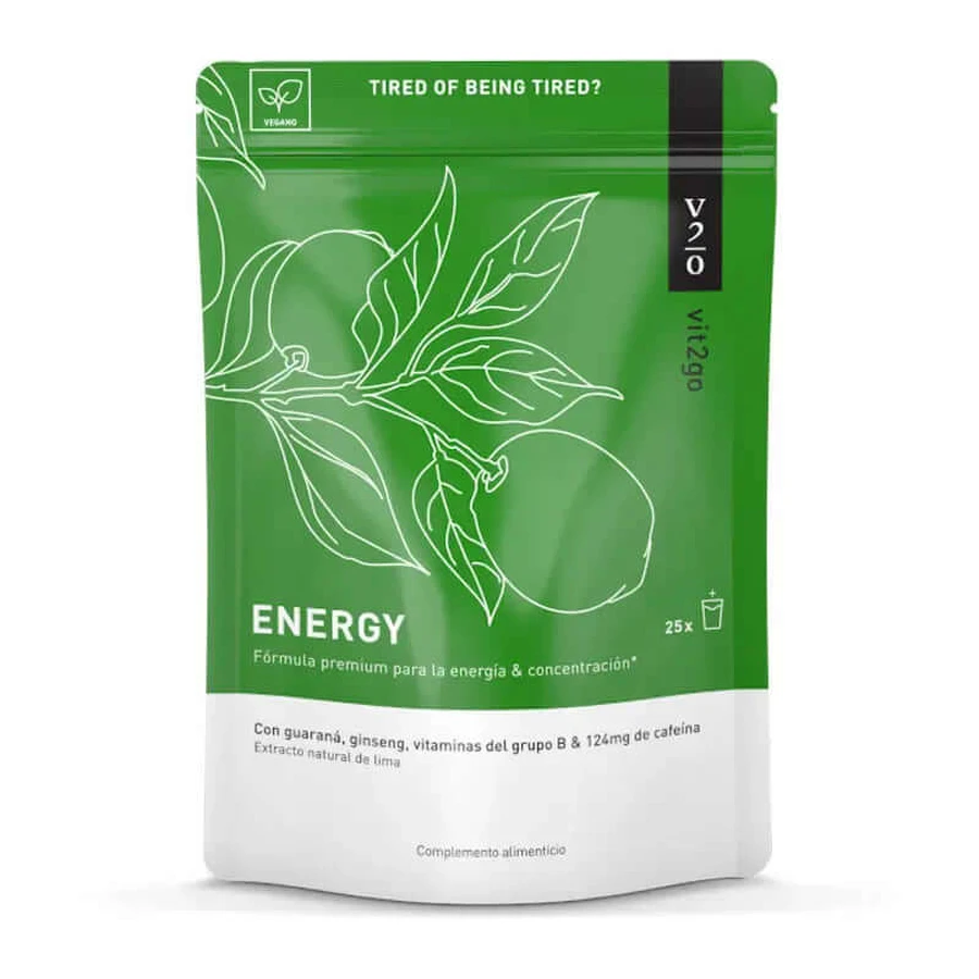 Vit2Go Energy Complemento Natural Para la Energía y Concentración, 250 gr