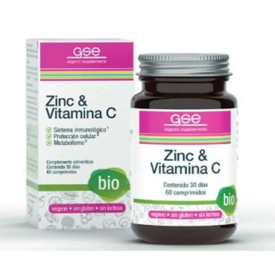 Gse Zink+Vitamine C 60 Bio Vegan Tabletten