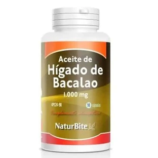 Naturbite Cod Liver Oil 1000Mg. 90 kapsułek