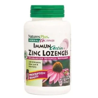 Natures Plus Immunactin Zinc Lozenges, 60 Comprimidos