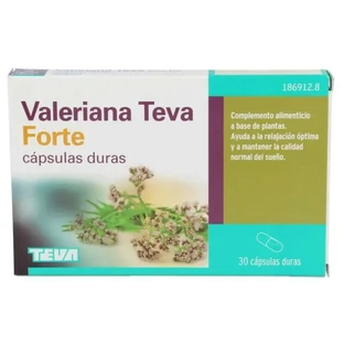 Teva Valeriana Forte 450mg, 30 harde capsules