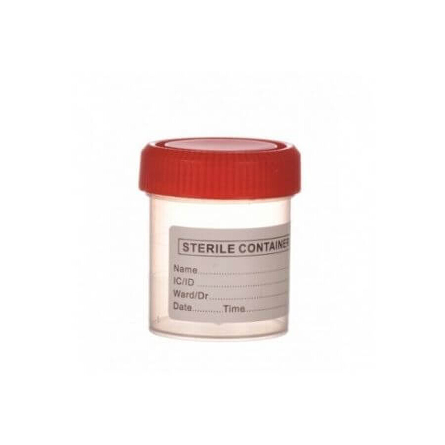 Récipient pour uroculture, stérile, 60ml, minute