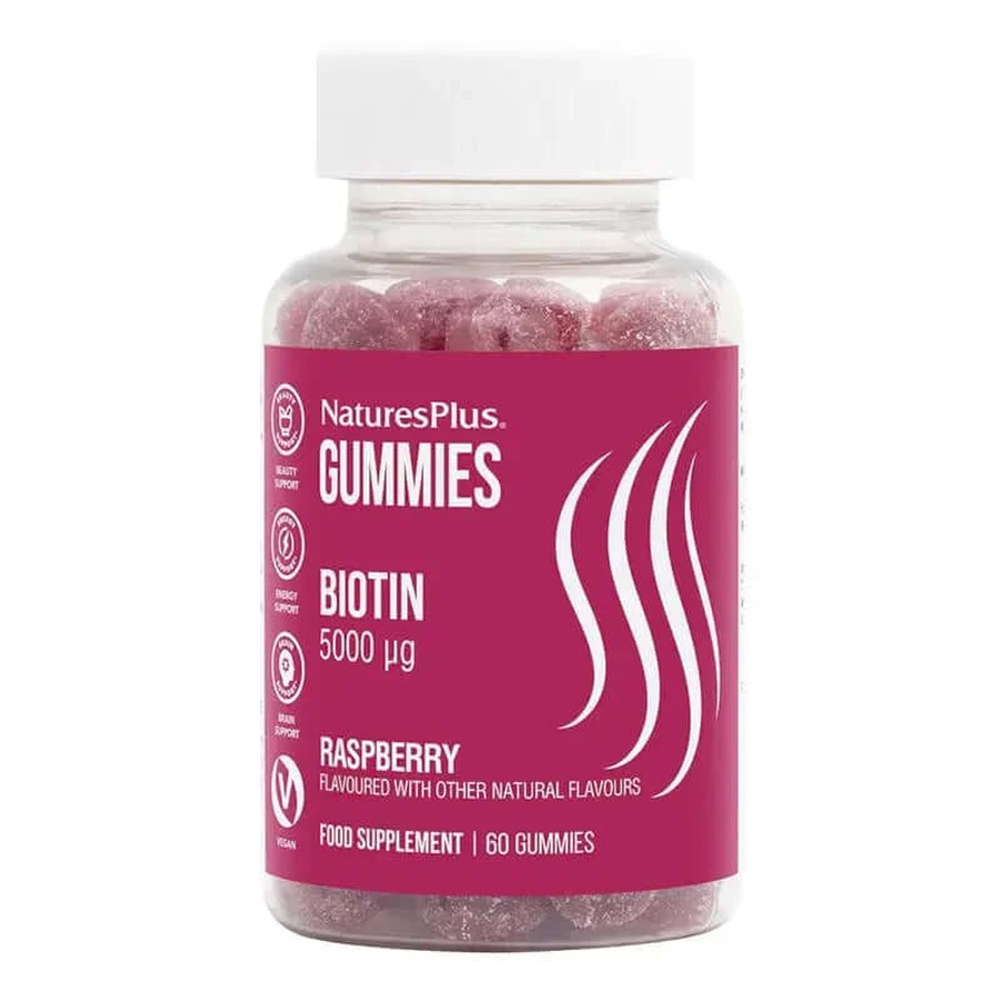 Natures Plus Gummies Biotina, 60 Gummies