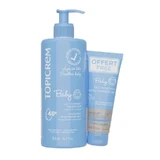 Topicrem Pack Baby Hydraterende Melk 500 Ml + Baby Reinigingsgel 75 Ml Gratis Geschenk