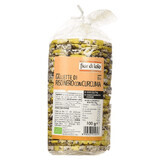 Rondelles de riz noir bio au curcuma sans gluten, 100g, Fior di Loto