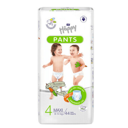 Culotte de protection Maxi No. 4, 8-14 kg, 44 pièces, Happy