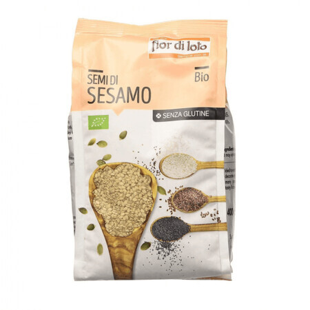 Graines de sésame bio sans gluten, 400g, Fior di Loto