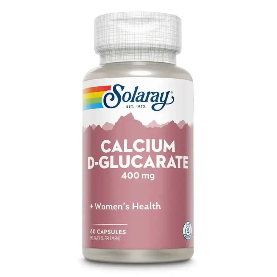 Solaray D-Glucarate Calcium 200 Mg, 60 Capsules
