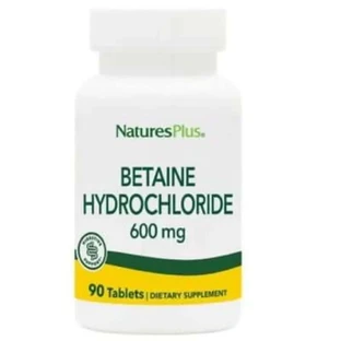 Natures Plus Betaine Hcl 600Mg, 90 Tablets