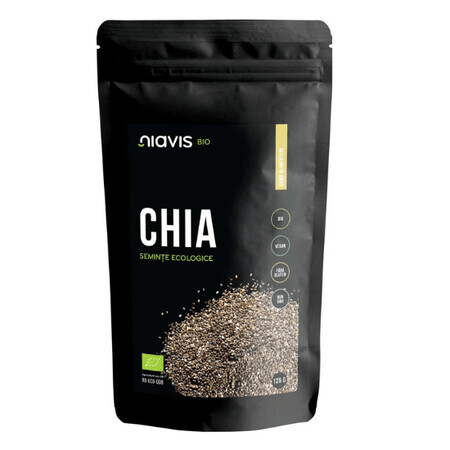 Seminte de chia ecologice, 125 g, Niavis Bio