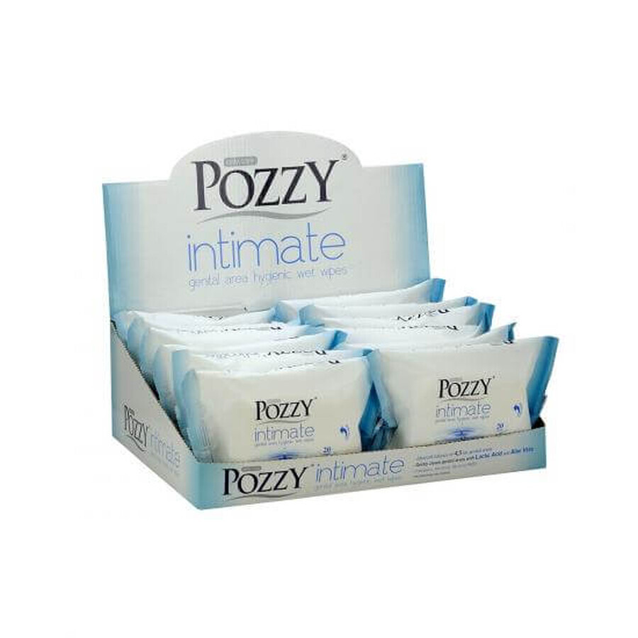 Serviettes intimes, 20 pièces, Pozzy