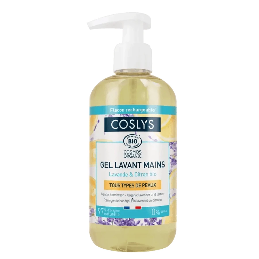 Savon liquide pour les mains Coslys au citron bio, 1000 ml