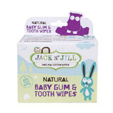 Servetele umede din bumbac pentru dinti si gingii 100% naturale, Jack N Jill