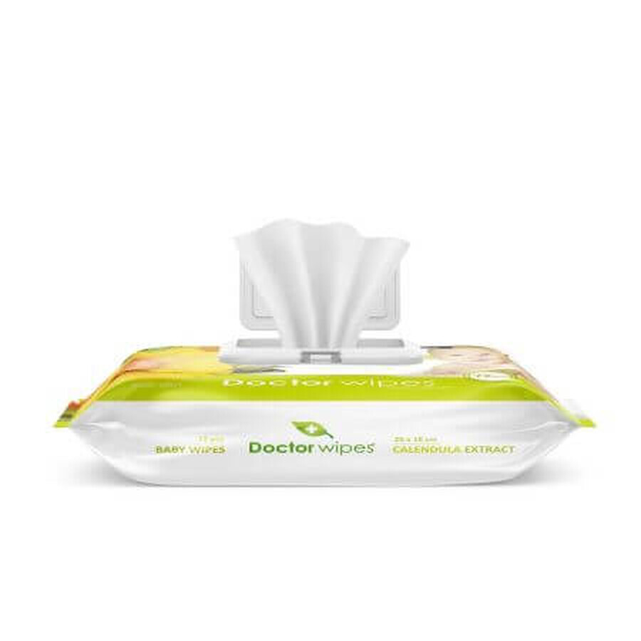 Lingettes hygiéniques à l'extrait de souci, 72 pièces, Doctor Wipes