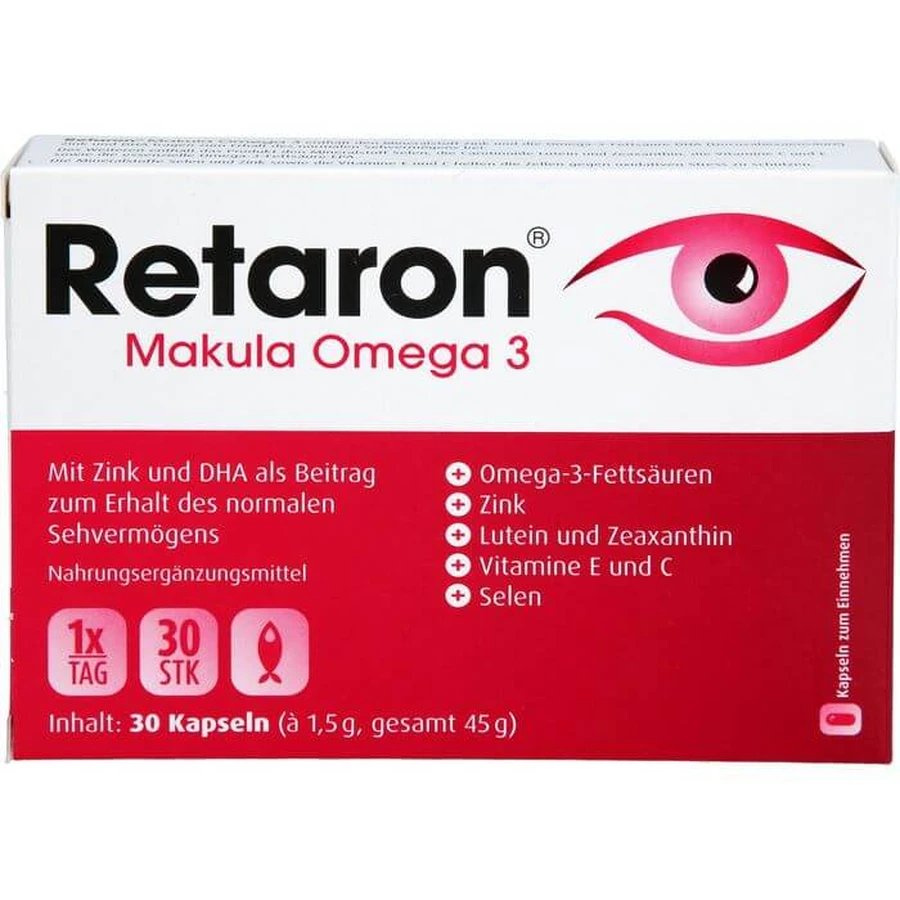 RETARON Macula Omega-3 Capsules 30 Capsules