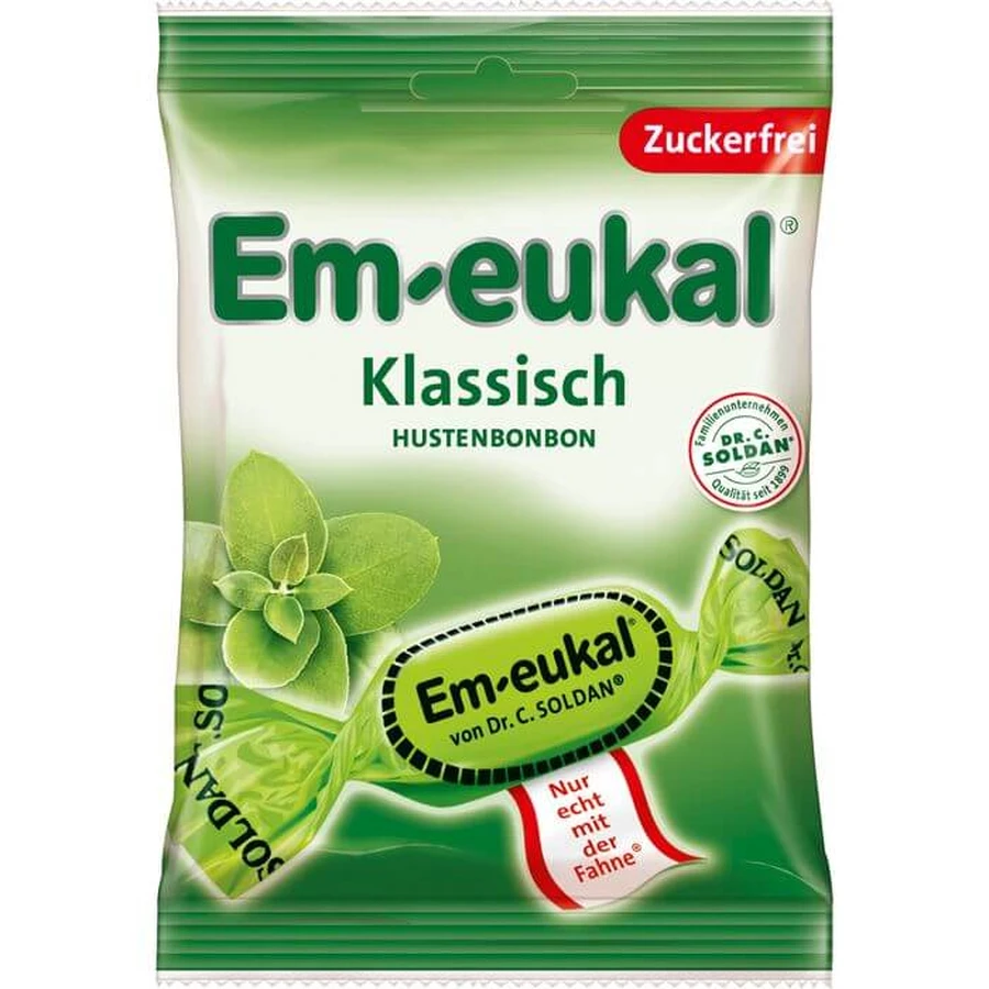 EM-EUKAL bonbons classiques sans sucre 75 g