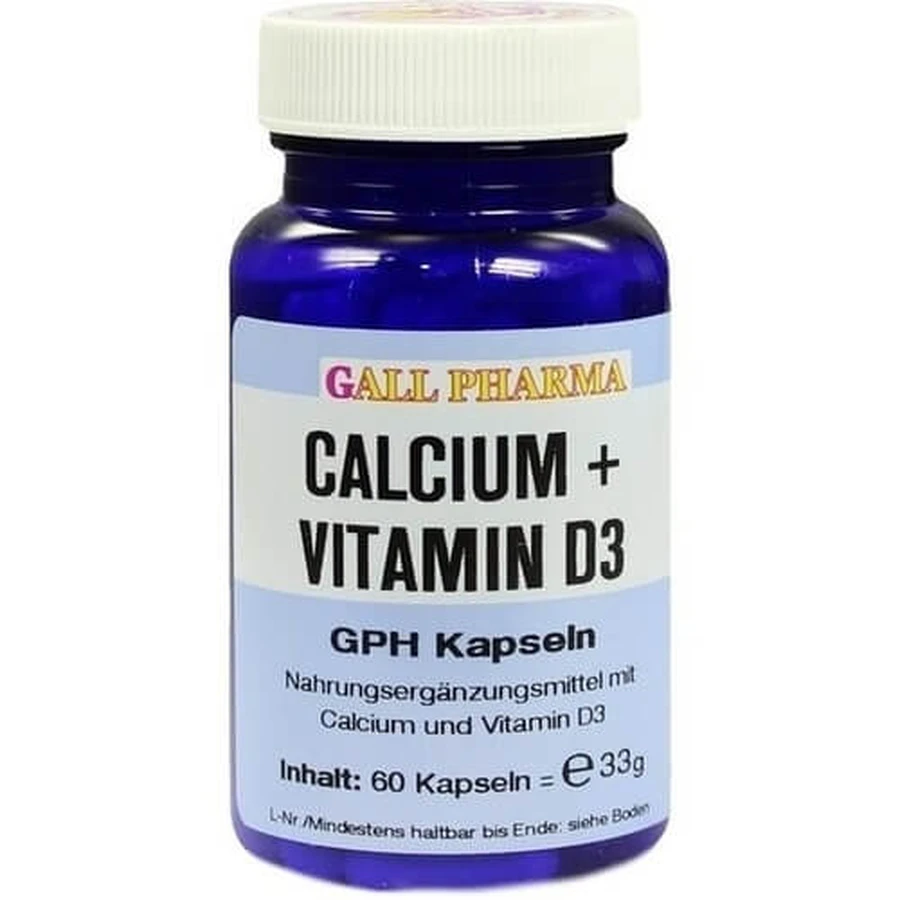CALCIUM+VITAMIN D3 GPH Capsules 60 Capsules