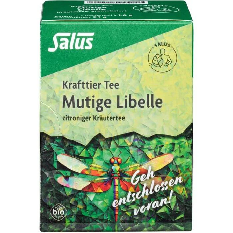 KRAFTTIER Thé Brave Dragonfly Bio Salus Filterbeut. 15 pcs.