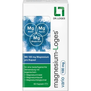 MAGNESIUM-LOGES vario 100 mg gélules 60 gélules