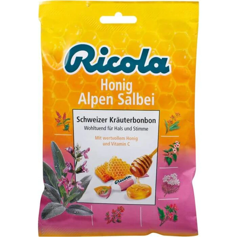 RICOLA miel alpin sauge bonbons 75 g