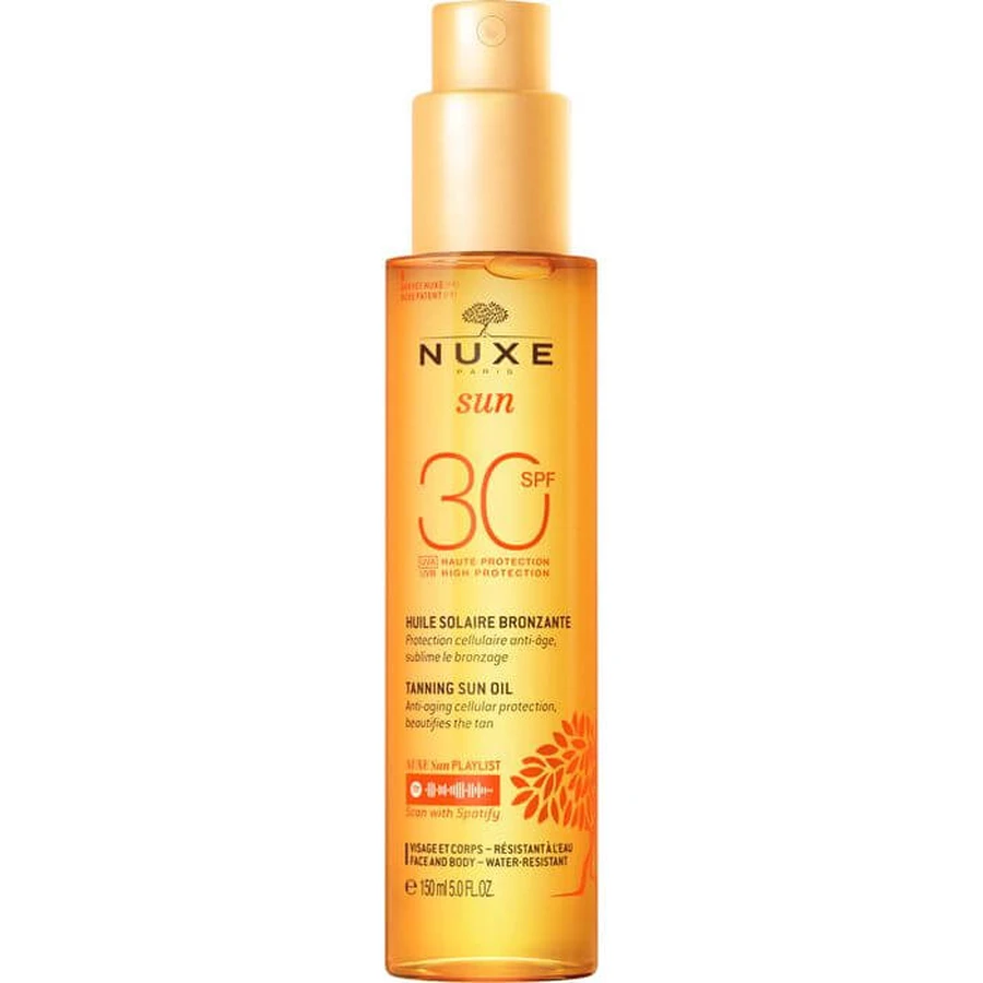 NUXE Sun Olejek do opalania twarzy i ciała SPF 30 150 ml: ceny i cechy