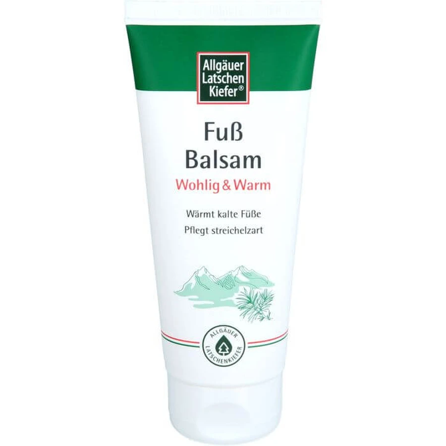 ALLGÄUER LATSCHENK. Balsam do stóp kojący i rozgrzewający 100 ml: ceny i cechy