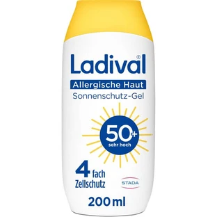LADIVAL gel de protection solaire pour peaux allergiques SPF 50+ 200 ml