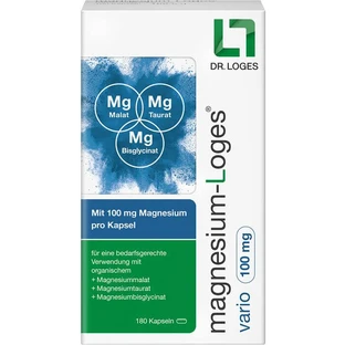 MAGNESIUM-LOGES vario 100 mg gélules 180 gélules