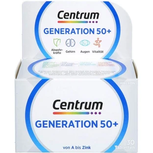 CENTRUM Generación 50+ Comprimidos 30 Cápsulas
