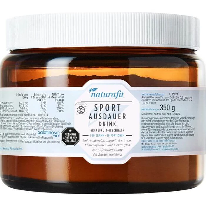 NATURAFIT Sport Duurzaamheid Drink Poeder 350 g
