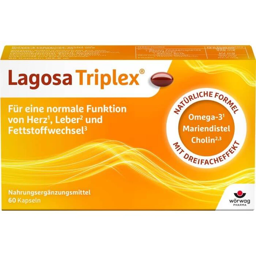 LAGOSA Triplex zachte capsules 60 stuks.